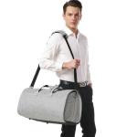 Foldable Sports Duffle Bags Wear Resistant With Shoes Compartment