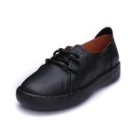 S069 2020 autumn new women's shoes retro handmade flat shallow shallow leather
