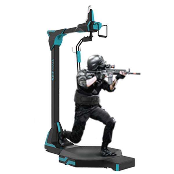 China 9D 360 Degree View Virtual Reality Treadmill Simulator Shooting Game Machine factory