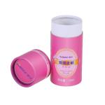 Biodegradable Cylinder Cosmetic Skincare Cardboard Round Paper Tube Packaging