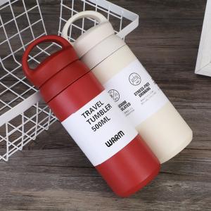 China 500ml Portable Travel Water Cups With Tea Infuser Japan Style Stainless Steel Insulated Coffee Flasks factory