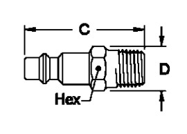 IATF 16949 Plastic Compressed Air Pneumatic Quick Coupling