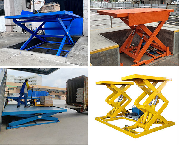 Anti Slip Fixed Hydraulic Scissor Lift Table Elevator Platform 3000kg 2m For Loading Bays