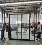 NFRC Commercial Aluminum Glass Storefront Entry Doors With ADA Compliant