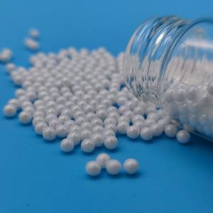 China White Ceramic Shot Peening Beads 3.0mm with Good Electrical Insulator factory
