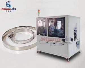 China Adjustable Screw Worm Gear American Type Hose Clamp Hose Banding Machine ODM factory