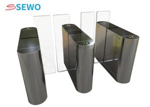 China Fully Automatic Pedestrian Sliding Turnstile Barrier Gate Access Control factory