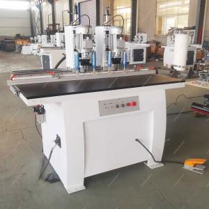 China 1700x850x1700mm MZ73032 Double Head Multi Wood Boring Machine with 3x2pcs Spindles factory