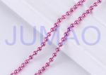 0.177 Inch Diameter Metal Ball Chain Beaded Curtains For Exterior Decoration