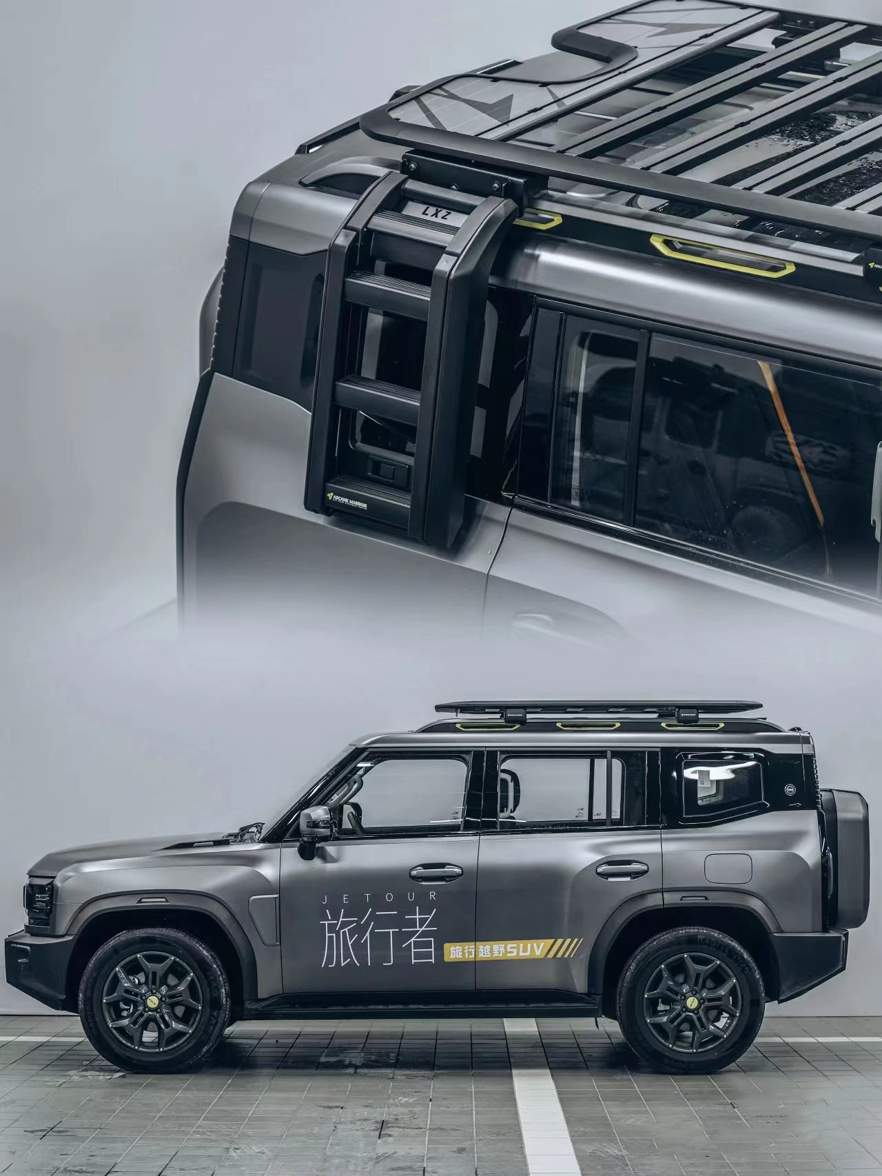 2024 Chery Jetour Traveler SUV Dark Interior Turbo Engine AWD Drive Black Knight Modified Car for Off-Road Fun and Travel