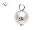SS304 Round Shank Pearl Buttons Dangle Beads Pendant