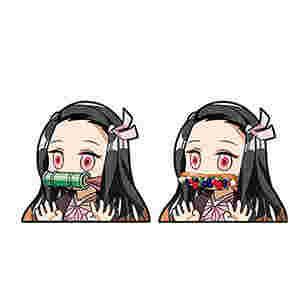 Car Sticker Demon Slayer 3D Lenticular Motion Stickers Waterproof Car Decals
