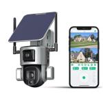 IP65 Wireless Solar Wifi Security Camera 10X Optical Zoom Human Tracking