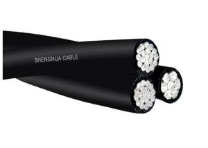China Electrical ABC Aerial Bundled Cables Three Core For Under Ground / Villages Electrification factory