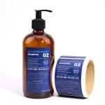 Embossed Handmade Adhesive Label Sticker Custom Waterproof Bottle Labels