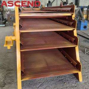 China Sand Field Diesel Vibrating Screen Machine Powder Sieving Shaker Plant factory
