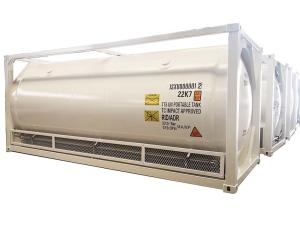 China 40FT Cryogenic Tank Container LNG T75 ISO Tank Lco2 Lar Lo2 factory
