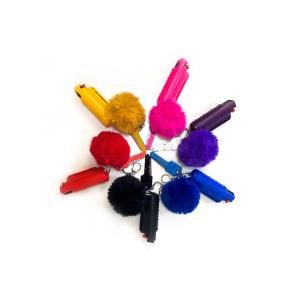 Self Defense Key Chain Pepper Spray Plastic Shell with alarm Safety