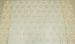 Chemical lace with Red/Pink /Orange Color + Embroidery Sequin Lace Fabric