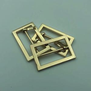 China Gold 1&quot; 2&quot; Metal Adjustable Slide Buckle For Man And Women Belt factory