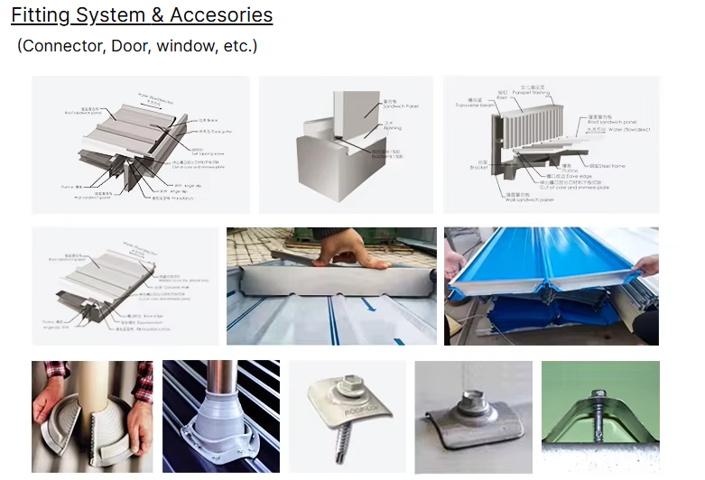 Prefabricated Steel Prefab Buildings Warehouse Workshop Multi Building C Z Purlin
