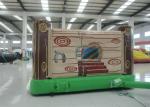 Customized Mini Kids Inflatable Bounce House Quadruple Stitching 3 X 4 X 3m