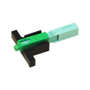 China CWDM System Fiber Optic Fast Connector SC APC Fiber Connector Green / Blue factory