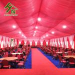 300 People Aluminium Frame Tent 10x30m Red Colorful Large Wedding Marquee