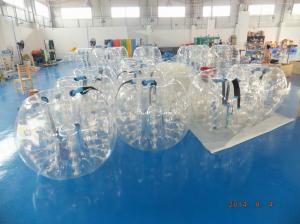 China TPU Material Inflatable Bumper Ball With Rope Structure For Football Sports factory