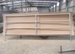 1-5/8"OD 5ft x 10ft portable welded galvanized pipe stockyard farm fence panels
