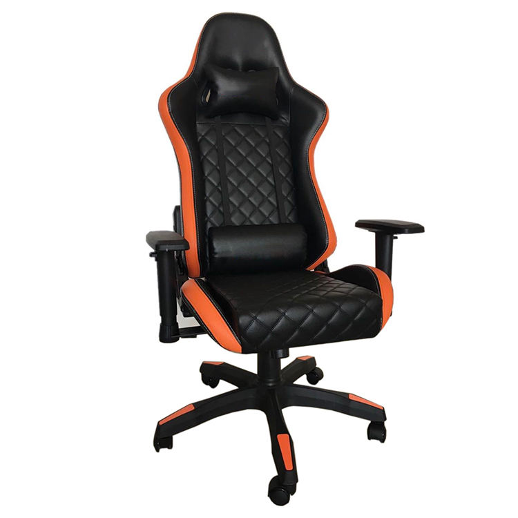 Executive Office Chair Modern Style Gaming Chair with 2D Armrest and Iron Material
