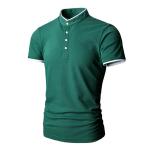 Customized Cotton Polyester Polo Shirts for Casual Daily Life Knitted Fabric
