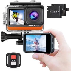 China 4K 30FPS High Quality Video Camcorder Wifi Mini Vlog Dual Screen Waterproof Action Camera factory