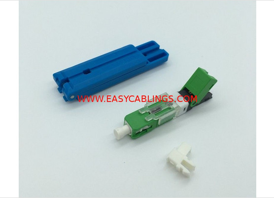 E-SC Cable Grip Field Installable Fiber Optic Adapter SC APC Fast Connector