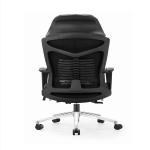 129cm Leather Reclining Desk Classic Executive Chair 170 Degree Ergonomics