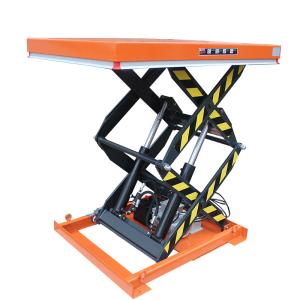 China 2m-5m Fixed Scissor Lift Platform 1000KG Double Scissor Lift Table factory