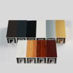 Solid Wood Handrail Aluminum Profiles Luxury Villa Curved Spiral Staircase