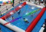 0.9mm PVC Tarpaulin Inflatable Water Pool , Inflatable Swimming Pool