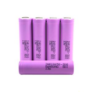 China INR18650-30Q 18650 Battery 3000mAh 3.7V Samsung 20A Lithium Ion Cells factory