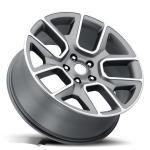 RAM Limited Grey Machine Wheels Rims 22" Dodge 5 Lug 2WD 4WD