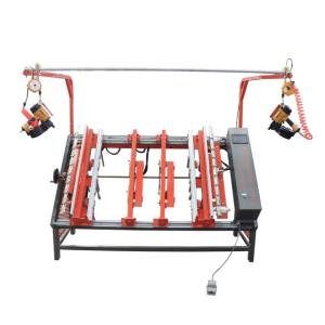 China Pneumatic Pallet Nailing Table, Stringer Wood Pallet Nailing Machine, Pallet Making Machine factory