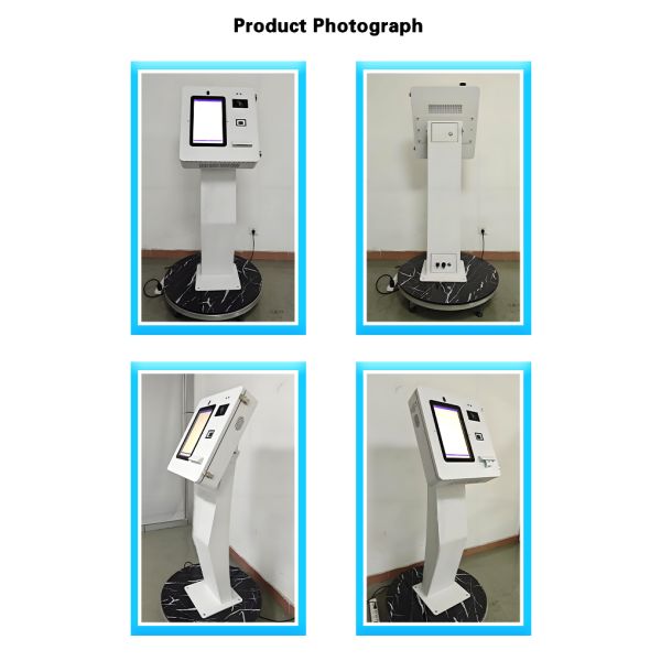 15.6 Inch Vertical Outdoor Order Payment Machine Waterproof IP65 Self Service Machine High Brightness Outdoor Payment Terminals
