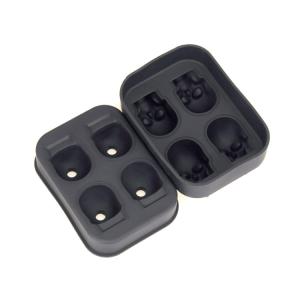 Skull Shape Ice Lattice Silicone Mold Tools Ice Tray Mold 100% Food Grade