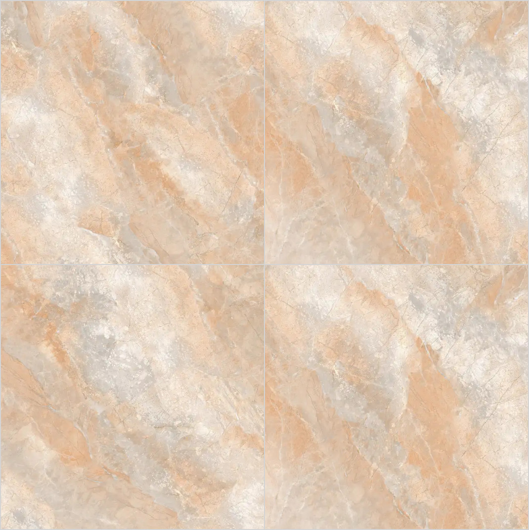 Brown Waterproof And Non - Slip 1200x1200mm Polished Sintered Stone Slabs For Apartment Rebuilding