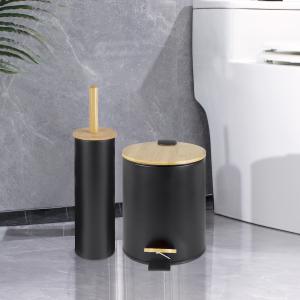 China Round Stainless Steel Pedal Trash Bin With Soft Close Inner Bucket 3L 5L 12L 20L 30L factory