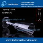 PS 5.3 oz disposable plastic beakers glasses/cup mould/plastic wine and