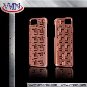 China Hollow pattern Hard PC cooling phone cover luxurious Rose Gold Case Cover For Iphone 7 factory