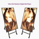Network Portable Rotation Gear Electronic Advertising Display Screens Remote