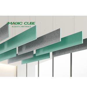 Meeting Room Soundproofing Polyester Ceiling Insulation With Customized