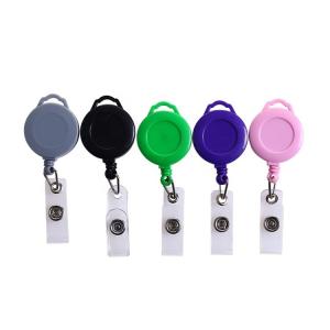China Deyi Badge Reel,Retractable Plastic,Round factory